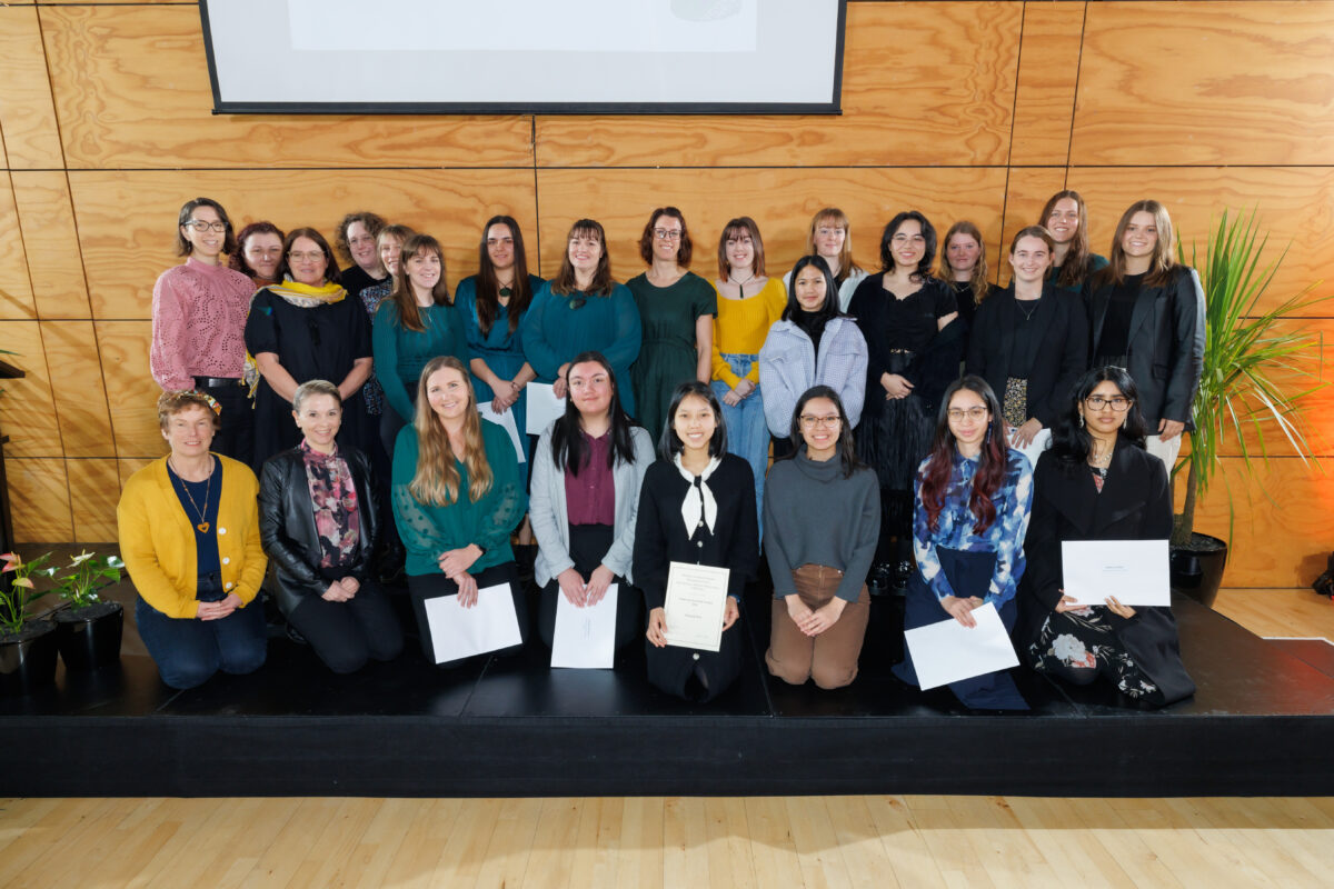 Photo from the Waikato Graduate Women Educational Trust (WGWET) Awards 2023 event held at The Gallagher Academy of Performing Arts at the Univsersity of Waikato in Hamilton, Waikato, New Zealand on Thursday, 6 July, 2023. Photo by Mike Walen / KeyImagery Photography. Copyright: © Waikato Graduate Women Educational Trust.